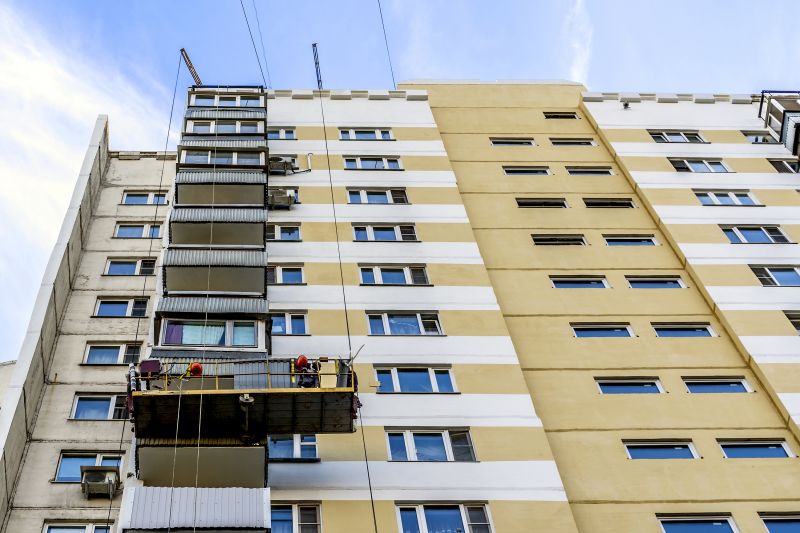 Cladding on Commercial Building