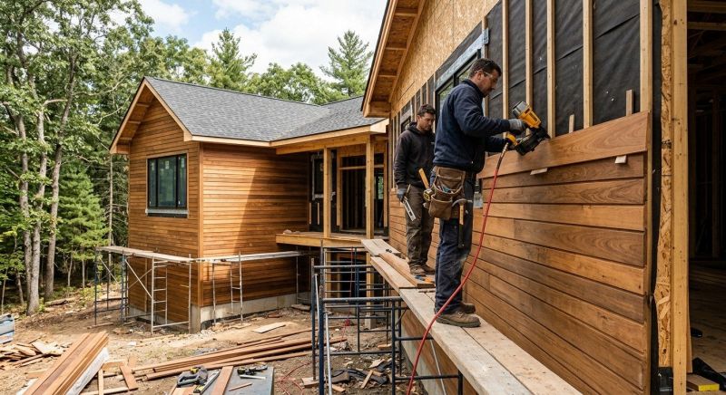 Wood Plank Siding Installation in Norwalk, CT